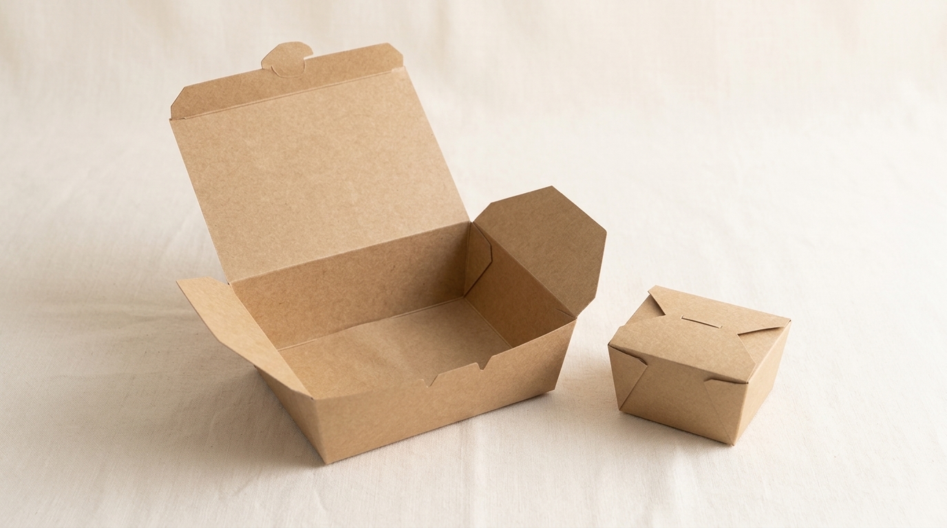 Cajas Retro Kraft Antigrasa